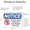 Signmission Do Not Weld Sensitive Electronic Sign With Symbol, 10 in W x Rectangle, Vinyl Decal OS-2PACK-NS-D-710-L-11413 - alternate 2